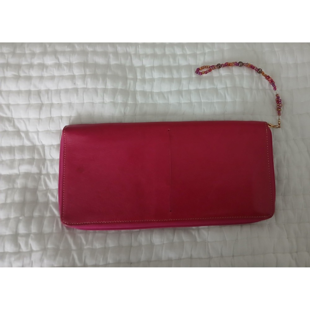 Tusk  Siam‎ Travel Portfolio PInk Document Organizer, Full Zip Around In EUC